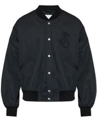 Jil Sander - 'Bomber' Jacket With Logo - Lyst