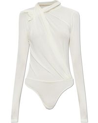 Citizens of Humanity - Long-Sleeved Bodysuit 'Sculptural' - Lyst