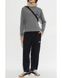 Moschino - Wool Sweater With Print - Lyst