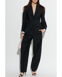 Givenchy - Wool Pleated Trousers - Lyst