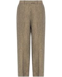 Officine Generale - Linen Trousers 'Azora' - Lyst
