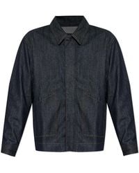 Rag & Bone - Denim Jacket With Logo Appliqué - Lyst