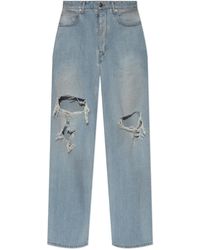Balenciaga - Jeans With Vintage Effect - Lyst