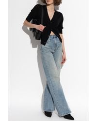 R13 - Wool Cardigan With Short Sleeves - Lyst