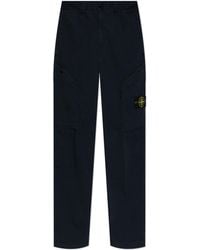 Stone Island - Trousers With Logo - Lyst