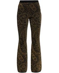 Etro - Trousers With Lurex Thread - Lyst