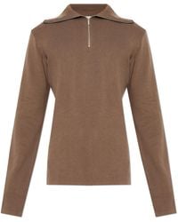 Entire studios - Sweater With Collar - Lyst