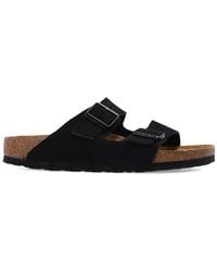 Birkenstock - 'Arizona Rivet Logo' Slides - Lyst