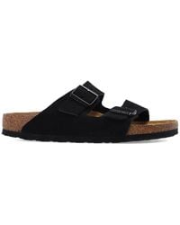 Birkenstock - 'Arizona Rivet Logo' Slides - Lyst