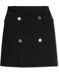 Balenciaga - Skirt With Decorative Buttons - Lyst