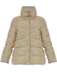 Moncler - Tweed Down Jacket 'Cochelle' - Lyst