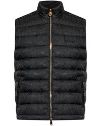 Versace - Down Vest With A Stand-Up Collar - Lyst