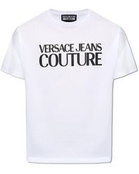 Versace - Raised Logo T-shirt - Lyst