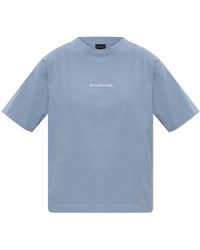 Balenciaga - T-Shirt With Embroidered Logo - Lyst