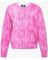 Stussy - Cotton Sweater - Lyst