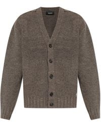 DSquared² - Wool Cardigan - Lyst