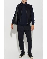 Jil Sander - Wool Vest With Stand-Up Collar - Lyst