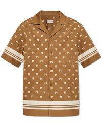 Moncler - Cotton Shirt With Monogram - Lyst