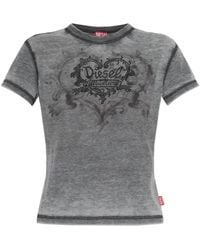 DIESEL - T-Shirt 'T-Ila-Aa1' - Lyst