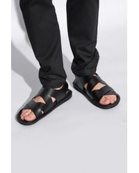Giorgio Armani - Leather Sandals, - Lyst
