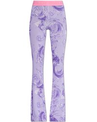 Versace Jeans Couture - Trousers With Flared Legs - Lyst