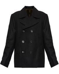 Paul Smith - Double-Breasted Wool Coat - Lyst