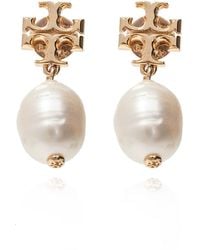 Tory Burch - 'Kira Pearl' Earrings - Lyst