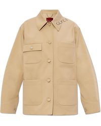 Gucci - Jacket With Logo, - Lyst