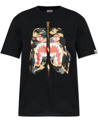 A Bathing Ape - T-Shirt With Print - Lyst