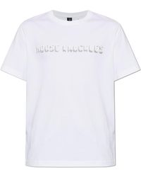 Moose Knuckles - T-Shirt With Printed Logo - Lyst