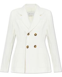 Ami Paris - Double-Breasted Blazer With Single Vent - Lyst