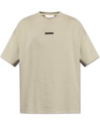 Fear Of God - T-Shirt With Logo Patch - Lyst
