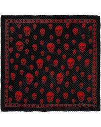 McQueen - Pleated Scarf - Lyst