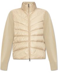 Moncler - Cardigan With Down Insert - Lyst