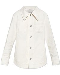 Ami Paris - Denim Jacket With Pockets - Lyst