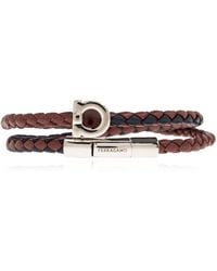 Ferragamo - Leather Bracelet - Lyst