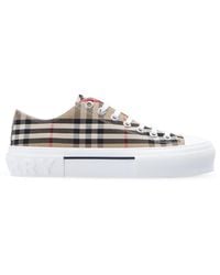 Burberry - Vintage Check Low Top Trainer For - Lyst