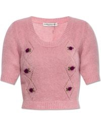 Alessandra Rich - Short Sweater - Lyst