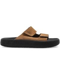 Veja - Suede Slides "Etna Suede Soft" - Lyst