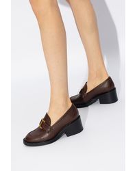Chloé - 'marcie' Heeled Loafers, - Lyst