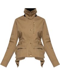 McQueen - Jacket With Asymmetric Peplum - Lyst
