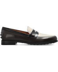 Tod's - Leather 'Loafers' Shoes - Lyst