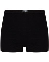 MM6 by Maison Margiela - Cotton Underwear Shorts - Lyst