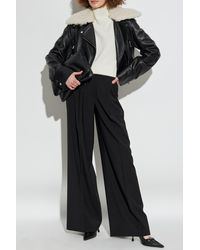 Sportmax - Leather Jacket 'Toscana' - Lyst