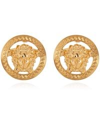 Versace - Earrings With Logo - Lyst
