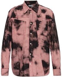 McQueen - Shirt With A Vintage Effect - Lyst