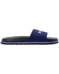 Marc Jacobs Slides With Logo - Blue
