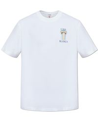 CASABLANCA - T-Shirt With Logo - Lyst