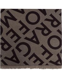 Ferragamo - Wool Scarf With Monogram - Lyst