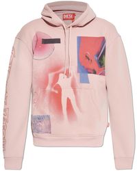 DIESEL - 'S-Norm-Hood-V1' Hoodie - Lyst